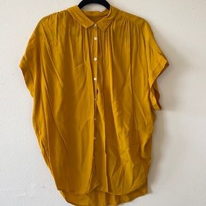 💛Made well button up blouse💛